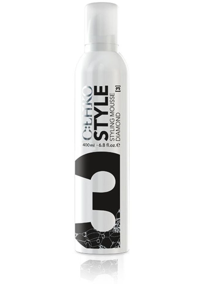 Піна для укладання волосся з екстрактом лічі, сильна фіксація Style Styling Mousse Diamond (3) 400ml (2-634491) C:EHKO (369796747)