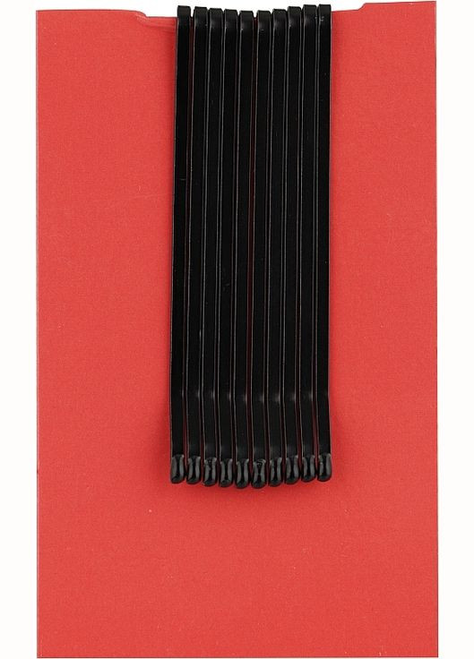 Невидимки с камешками, Pf-184, 4.5 см, черные 10шт (1230812-27069968) Puffic Fashion (368627140)