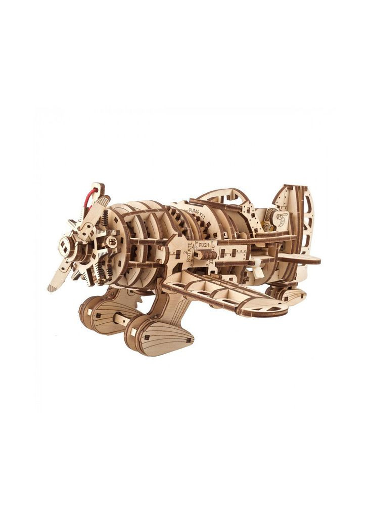 Конструктор Самолет Бешеный Шершень (m305250) UGEARS Літак Скажений Шершень (367070216)