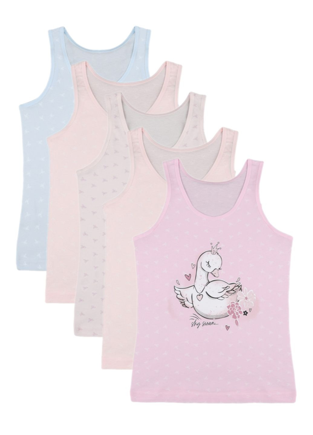 Набор (5 шт) майок для девочек Donella 4947B2 (312511330)