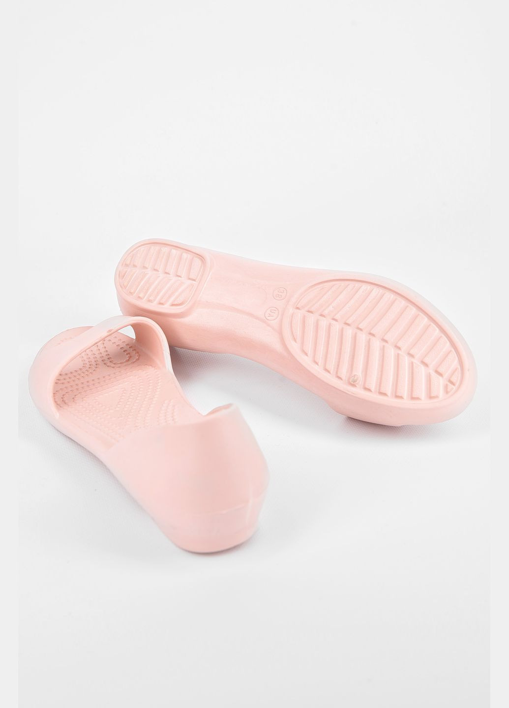 Босоніжки піна жіночі пудрового кольору Let's Shop (322897713)