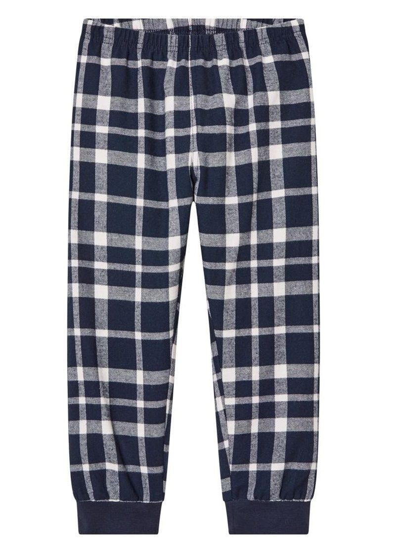 Комбинированная зимняя пижама реглан + брюки Kuniboo