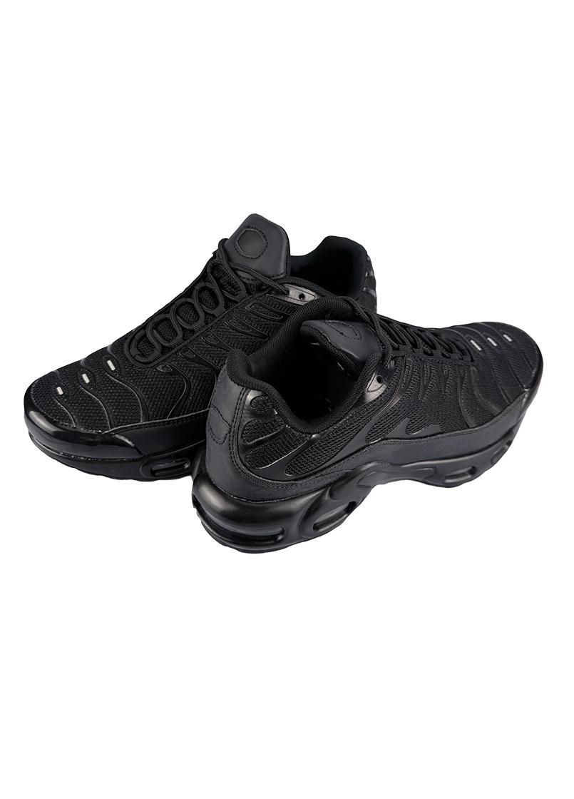 Черные кроссовки мужские комбинированные черные 60187-11 No Brand