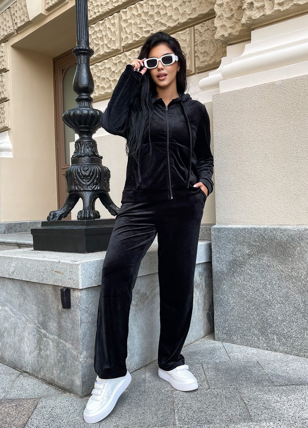 Велюровый спортивный костюм на молнии Modena (322721965)