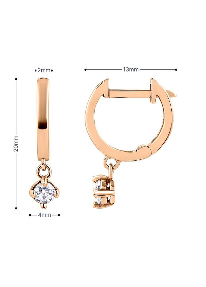 Золоті сережки (з40032) IRIJ (331017109)