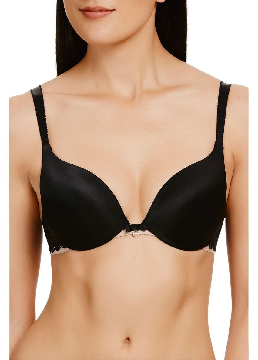 Чорний безшовний бюстгальтер 5067 Berlei з кісточками поліестер, поліамід, еластан