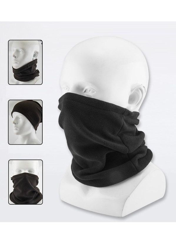 Бафф флисовая маска KN 30х25 см Черный (H051346) K&N (358222030)