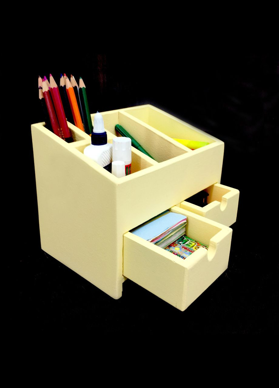 Настольный органайзер из дерева Мелроз лимонад (КНЦ-006951) No Brand (328227393)