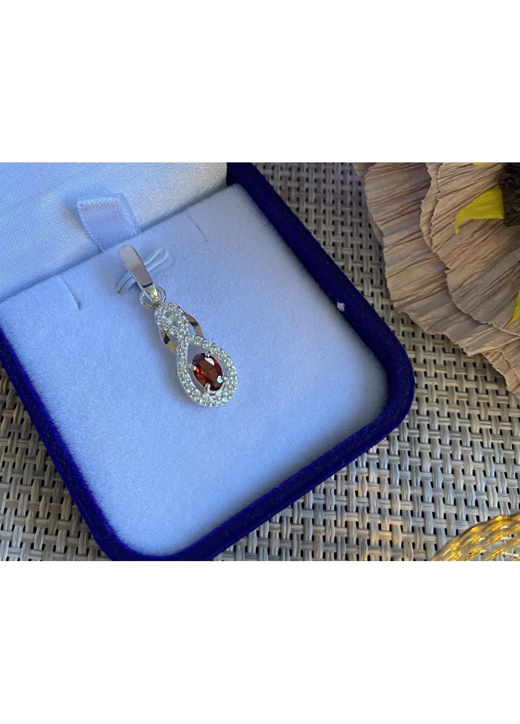 Срібна підвіска з пластинами золота Silver Style (367112313)