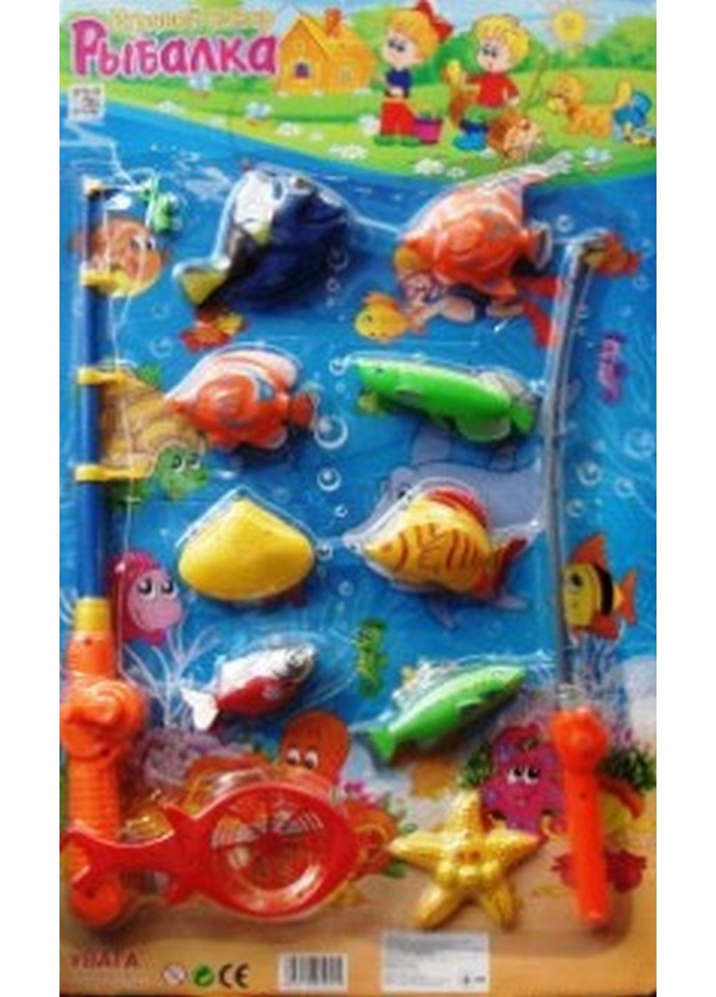 Детский игровой набор рыбалка с рыбками 36х58х3 см Metr+ (289368087)
