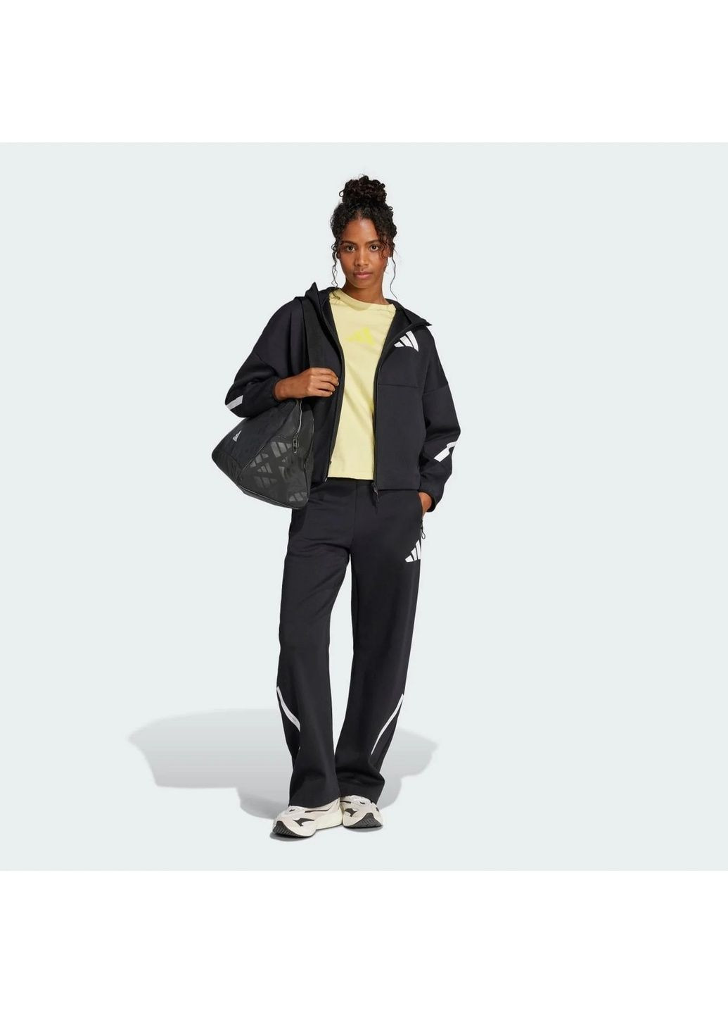 Толстовка жіноча Z.N.E. Full-Zip Black JC5392 adidas (365963354)