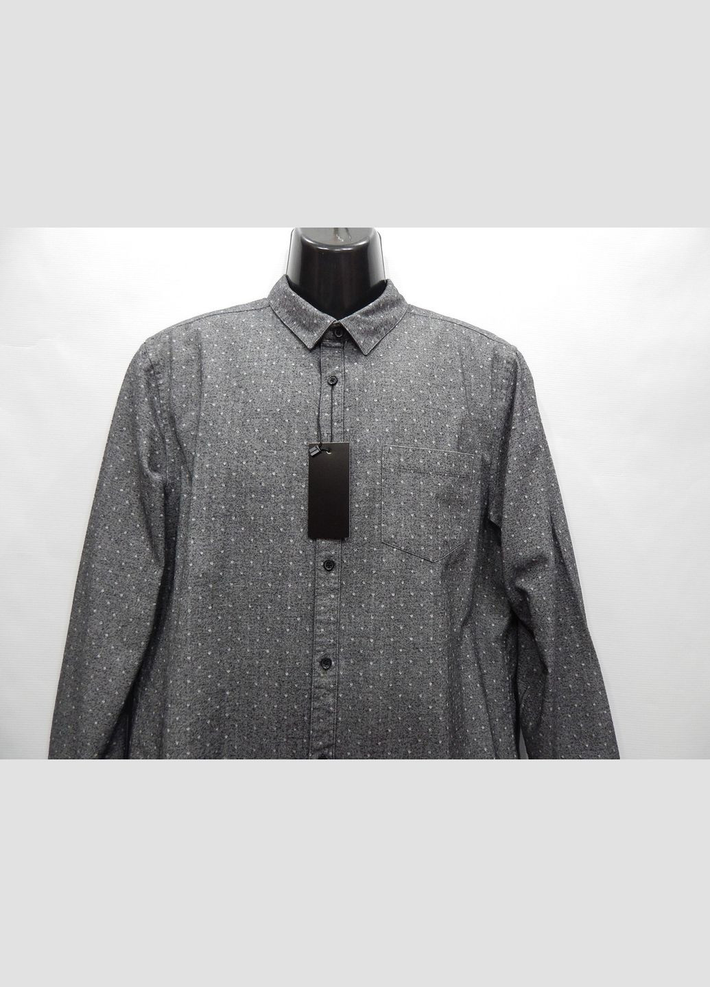 Чоловіча тепла сорочка з довгим рукавом оригінал р. 50 035RTX New Look (311314528)