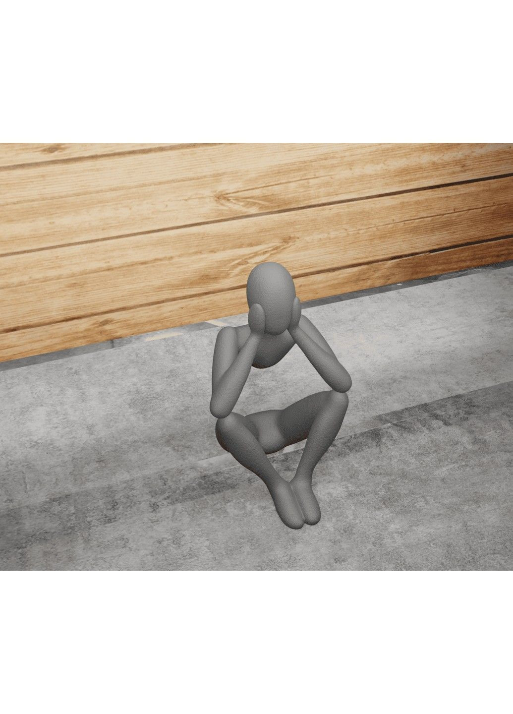 Декоративна статуетка абстракція "Момент роздумів" ЗаСвіт (369718309)