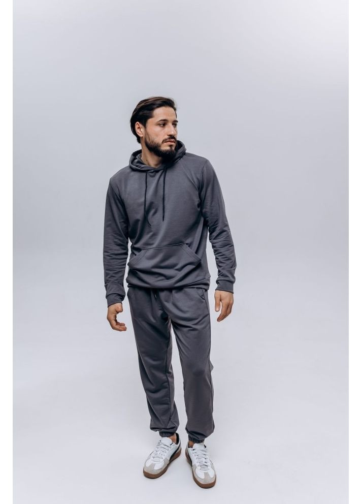 Костюм чоловічий графіт двохнитка No Brand (362699795)