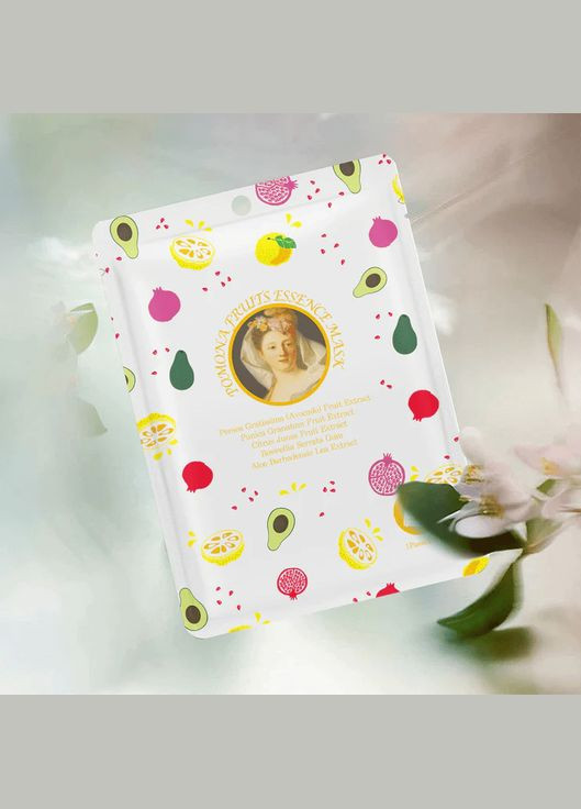 303 Pomona тканинна маска з фруктовими екстрактами 1 шт Mitomo (307090487)