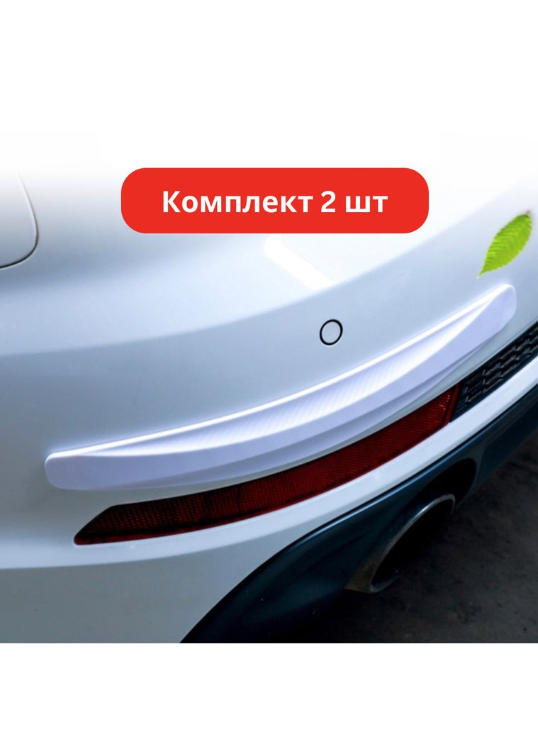 Захисні молдинги на кути бампера 2 шт. у кольорі карбон China (366875015)