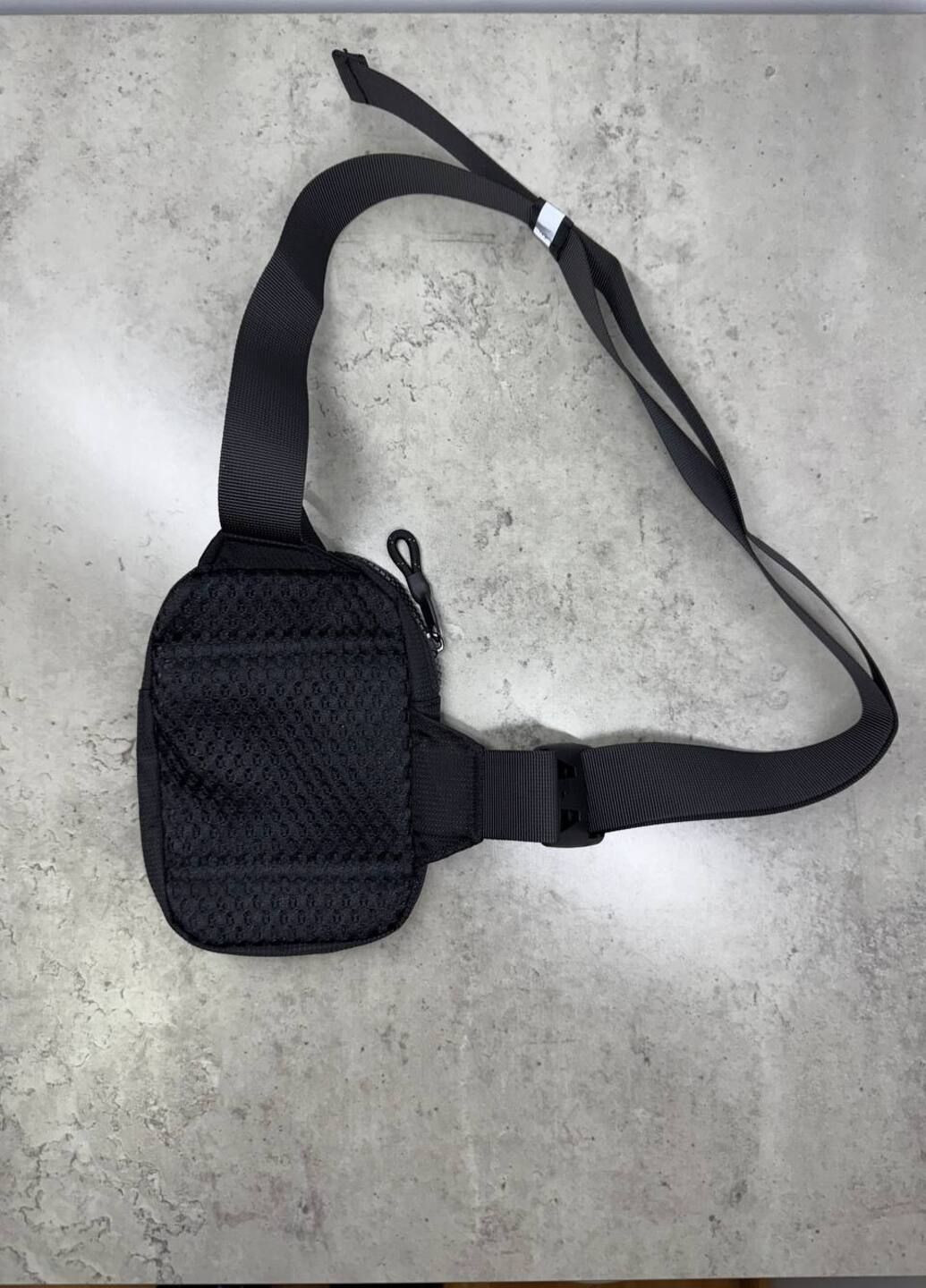 Сумка-месенджер чорна через плече барсетка на плече чорна No Brand (317433180)