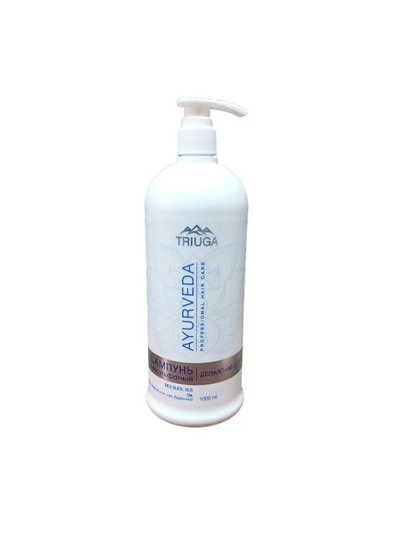 Шампунь Безсульфатний AYURVEDA Делікатний догляд 1 л. Triuga (374690092)