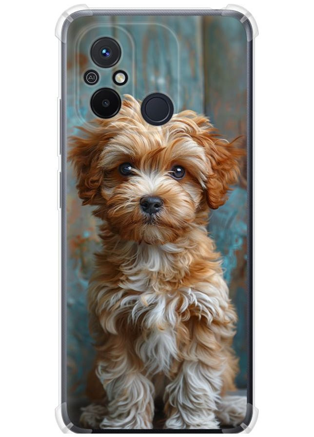 Силіконовий протиударний с посиленими кутами чохол 'Цуценя мальтипу' для Endorphone Xiaomi Redmi 12C (297866226)