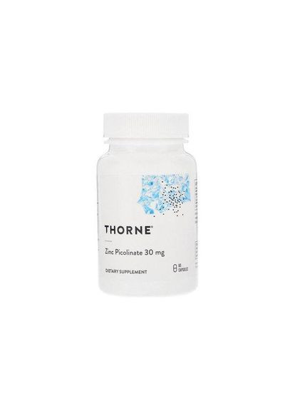 Цинк пиколинат усиленный, Zinc Picolinate,, 60 капсул (THR22002) Thorne Research (266038982)