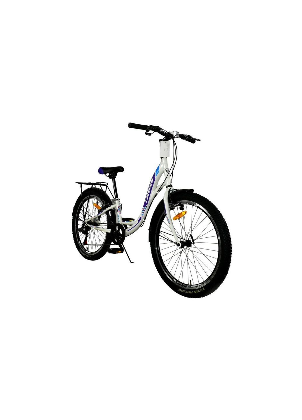 Велосипед Betty 24 "розмір XXS рама 11 2022 Білий-Фіолетовий Cross (369649824)