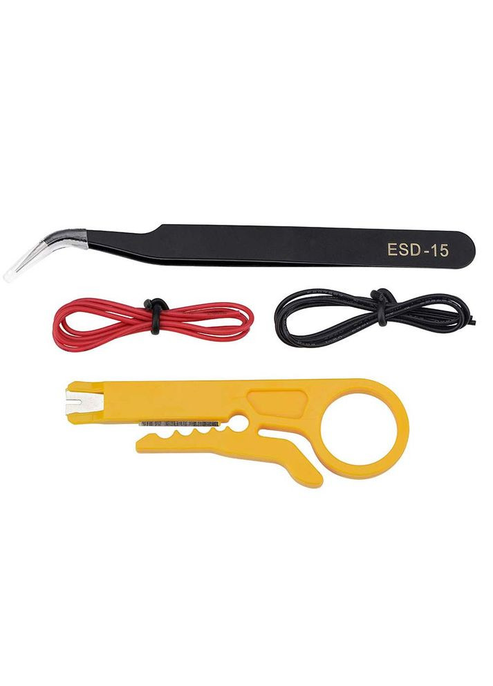 Паяльний набір в пеналі 936H-20, паяльник 80 Вт, LCD, 180-480°C, жала 900М, олово, інструменти, підставка No Brand (322567072)