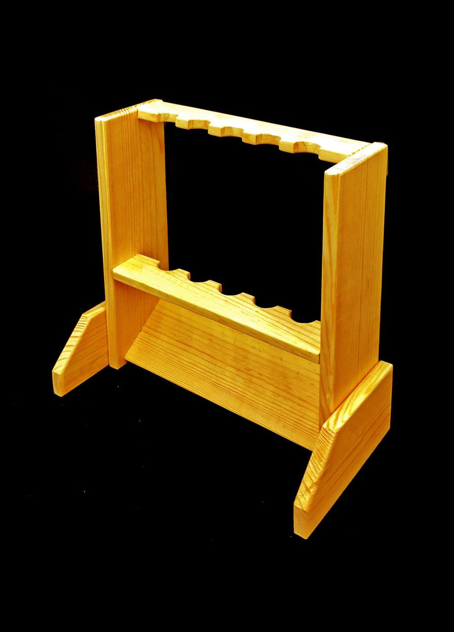 Органайзер для вудок з дерева Болонь 5 каррі (РИБ-051303) No Brand (328912116)