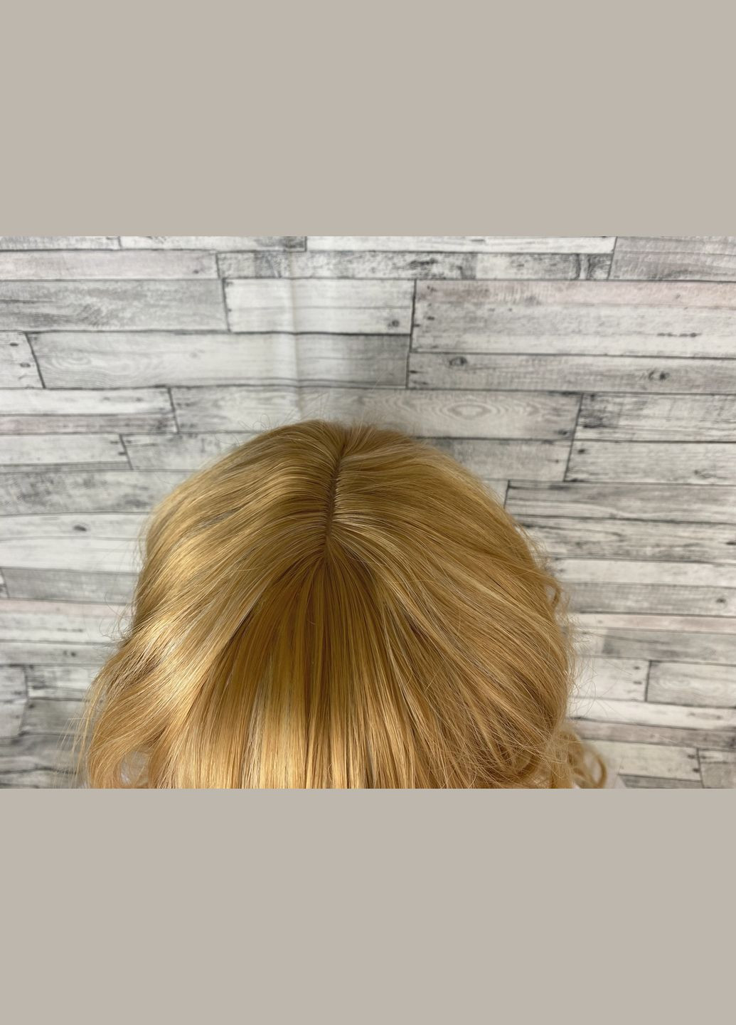 Парик с пробором и челкой волнистый русый мелирование длинный женский No Brand 4366 (306728897)