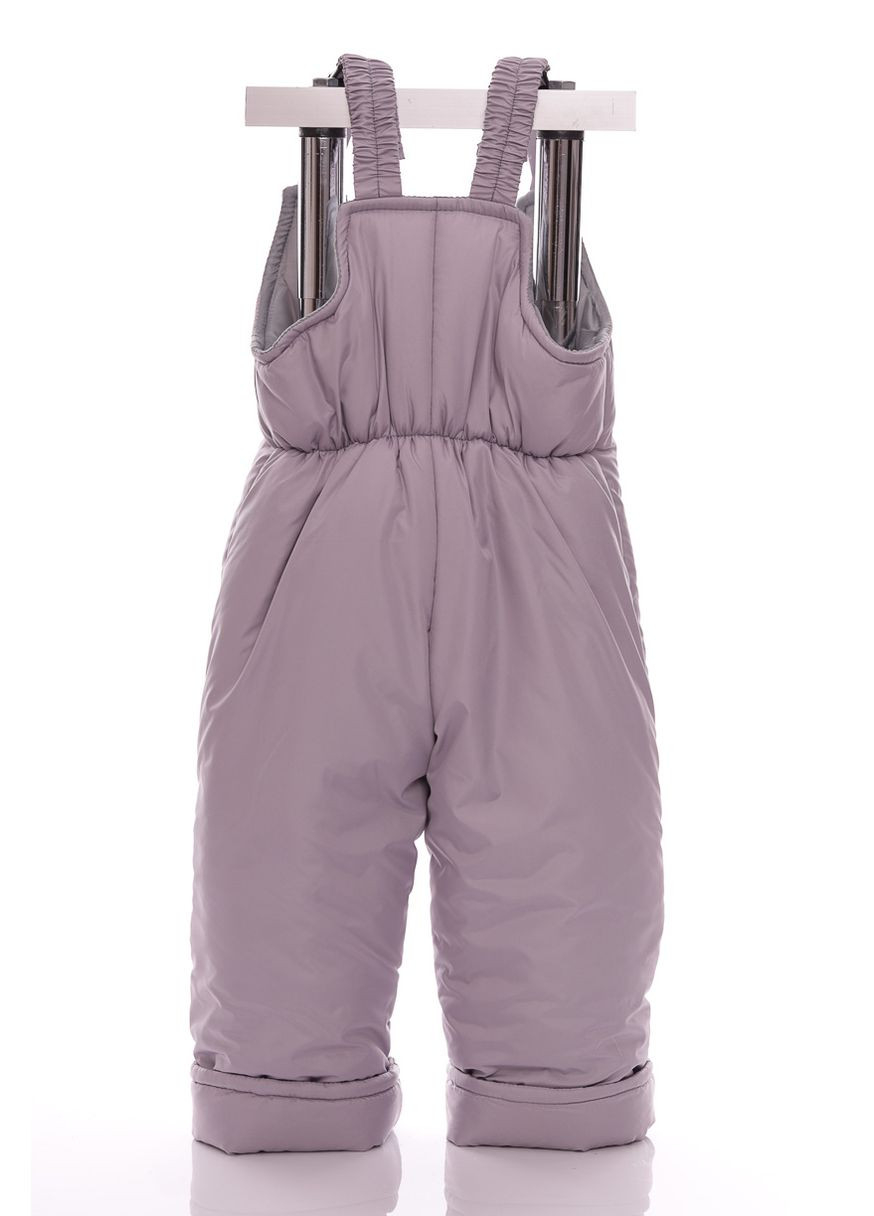 Комбінезон Конверт для хлопчика на хутрі з принтом Сніговічків Трійка сірий 98 см (27540) BABYKROHA (297199668)