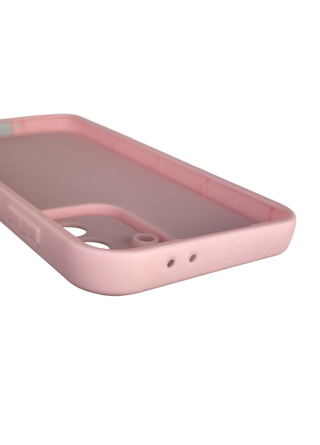 Чохол силіконовий Soft Touch з 3D принтом для Galaxy A56 (SM-A566B) рожевий (Повний захист камери) Samsung (371652872)