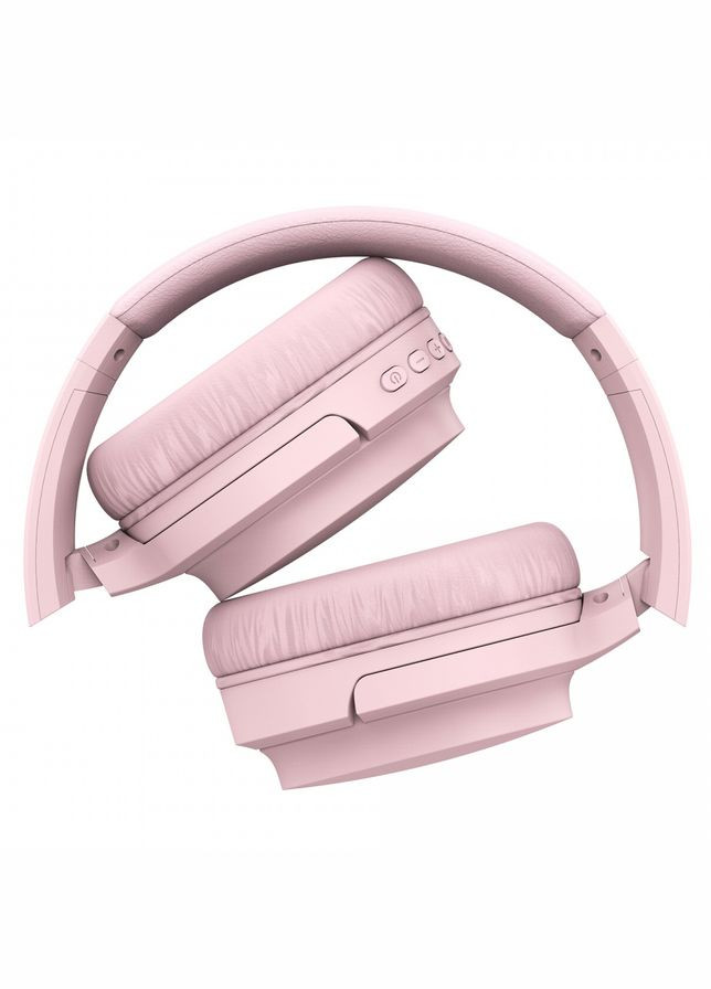 Бездротові навушники з мікрофоном HV-I62 Deep Pink складні, до 20 год роботи Havit (282313549)