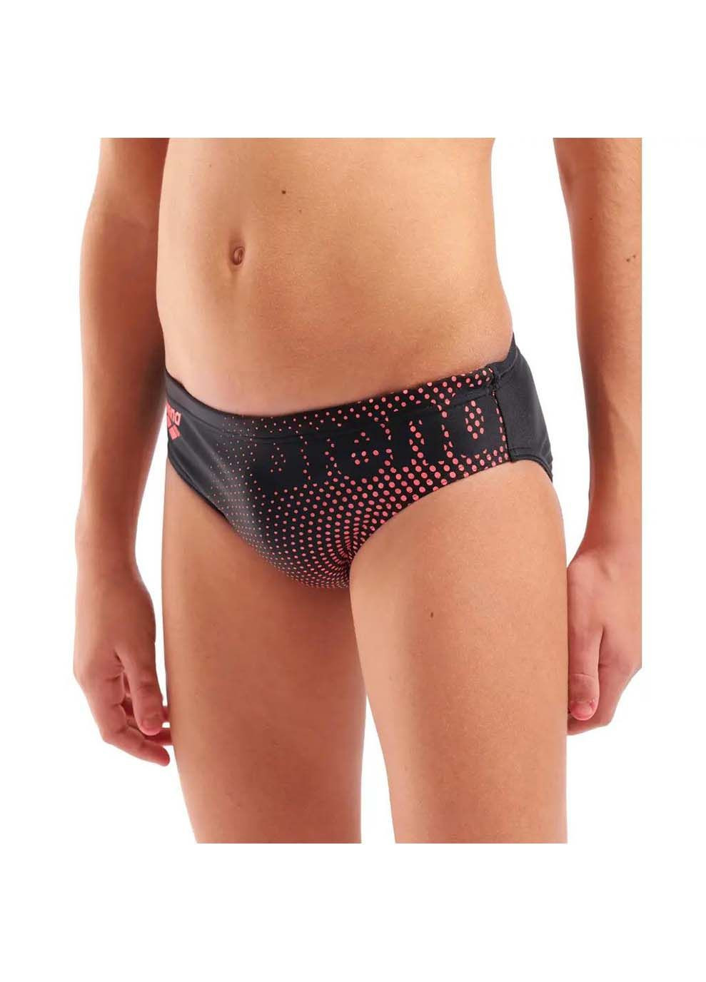 Плавки-слипы для мальчиков DIM LIGHT SWIM BRIEFS Черный, Коралловый Arena (367598108)