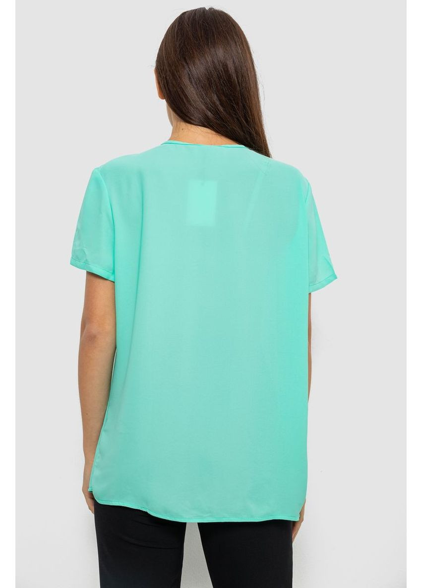 М'ятна блуза однотонна,, 230r112-15 Ager