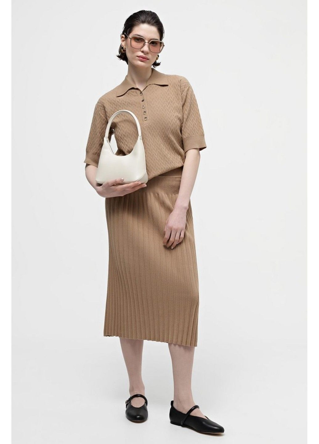 Песочная повседневная юбка uw943 Sewel