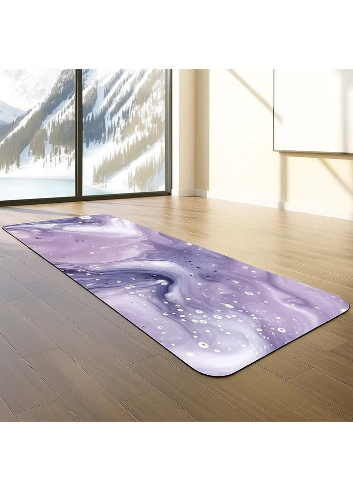 Килимок для йоги та фітнесу, складаний м'який килимок з сумкою перенесенням, спортивний каремат, яскравий 3D-принт No Brand (360920496)