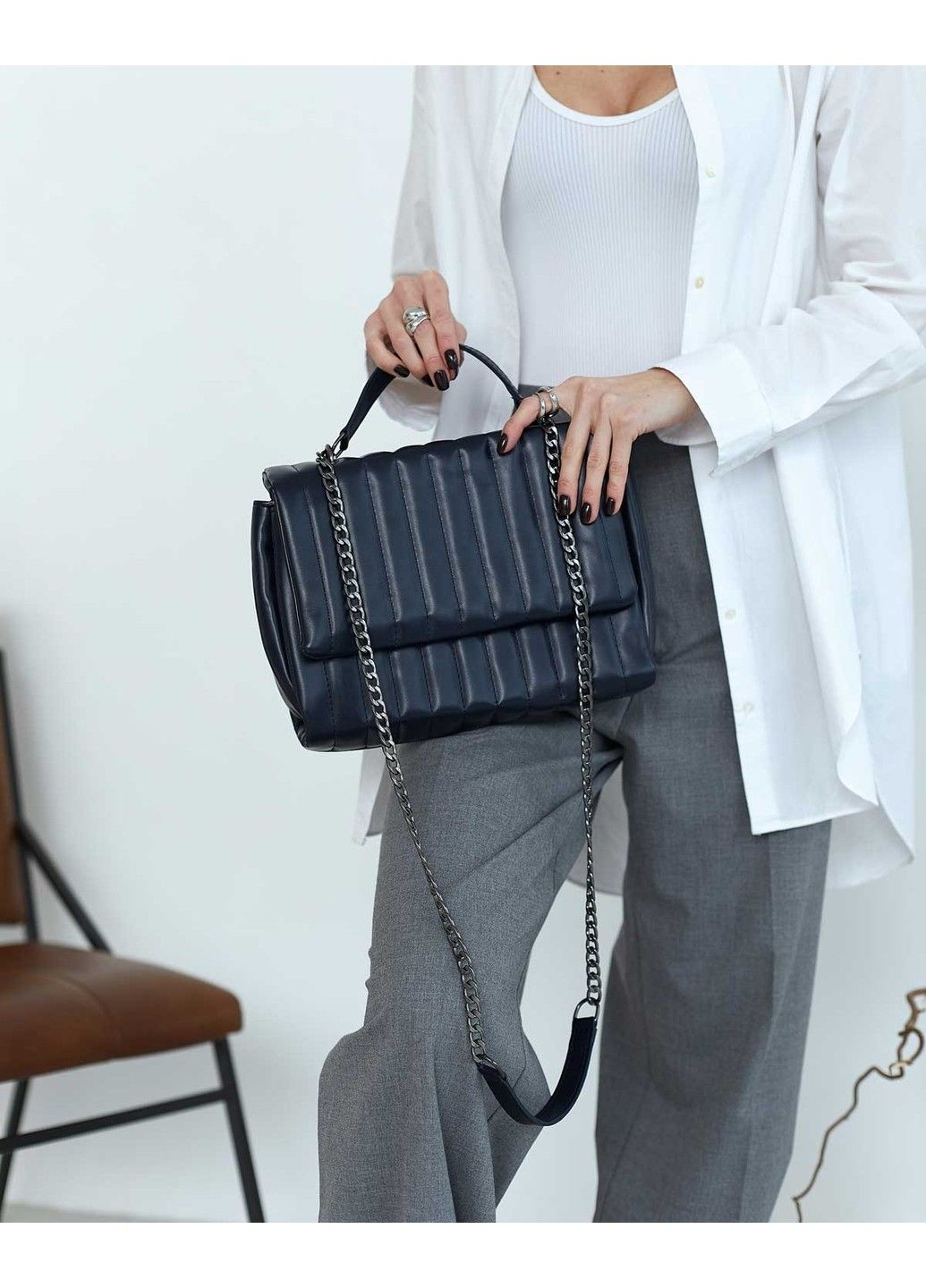 Сумка женская «Темми» темно-синяя WeLassie (315688729)