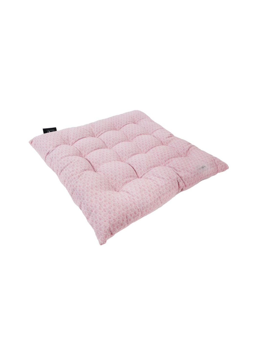 Квадратна коттонова подушка на стілець 38х38 см рожева Lidl (278075480)