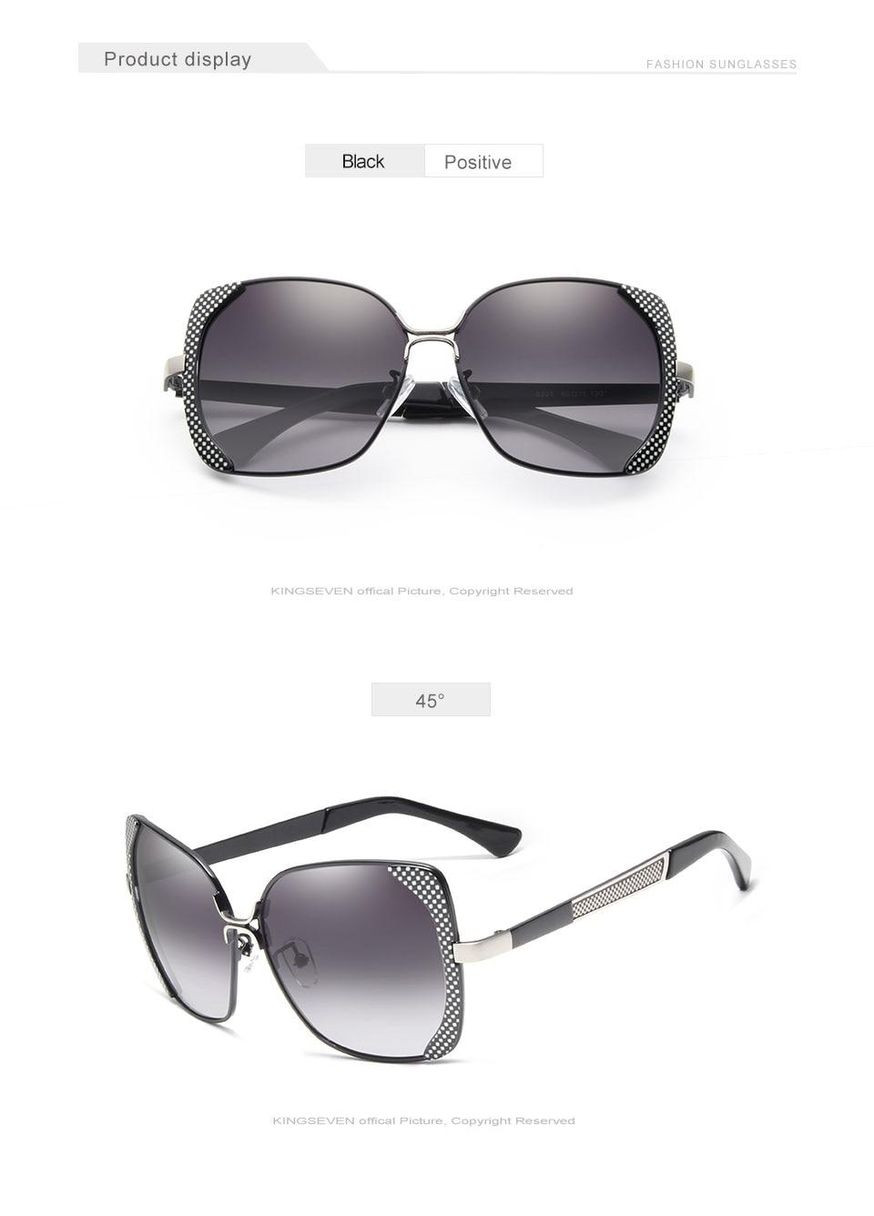 Женские солнцезащитные очки бабочка с градиентными линзами N7011 DESIGN KINGSEVEN (299332670)