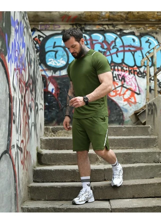 Летний спортивный комплект Anora мужской футболка шорты SPORT COOLTUCH ВТ4650 No Brand (395324366)