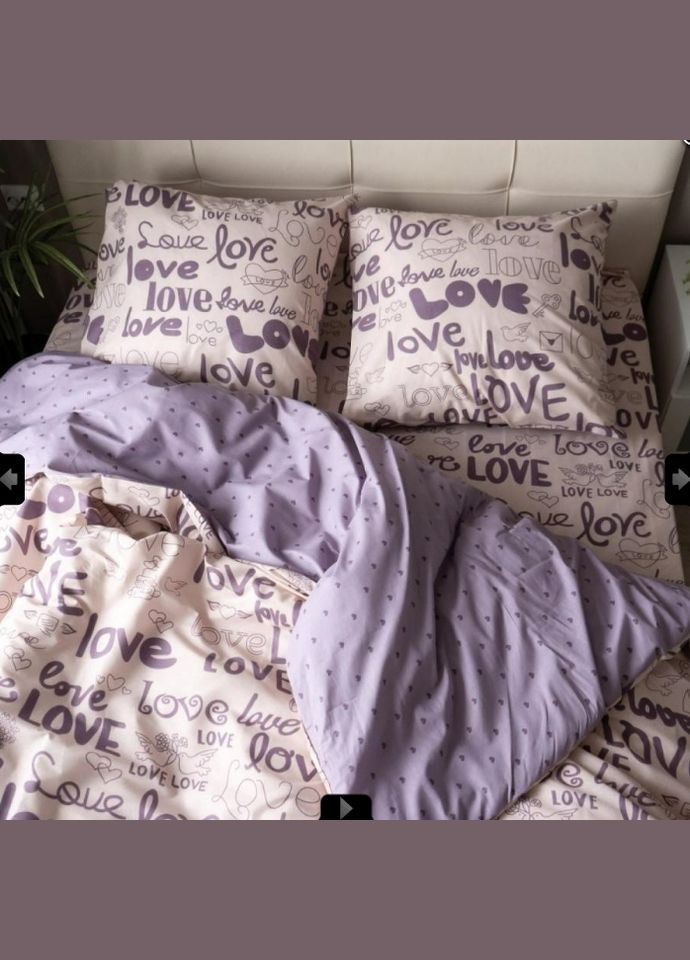 Фабрична бавовняна постільна білизна класу-А Полуторний 145 х 210 (24585208) No Brand (308754792)