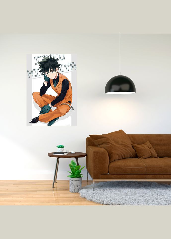 Плакат- з принтом My Hero Academia - Моя геройська академія 16 A2 A1 Кавун постер (316210699)