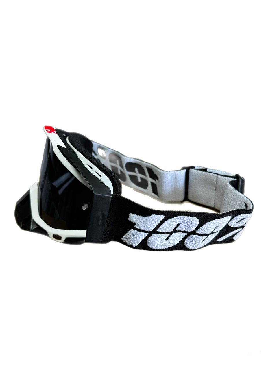 Мото очки мотоочки кроссовые эндуро Profi Black 100% затемненное стекло China (370677353)