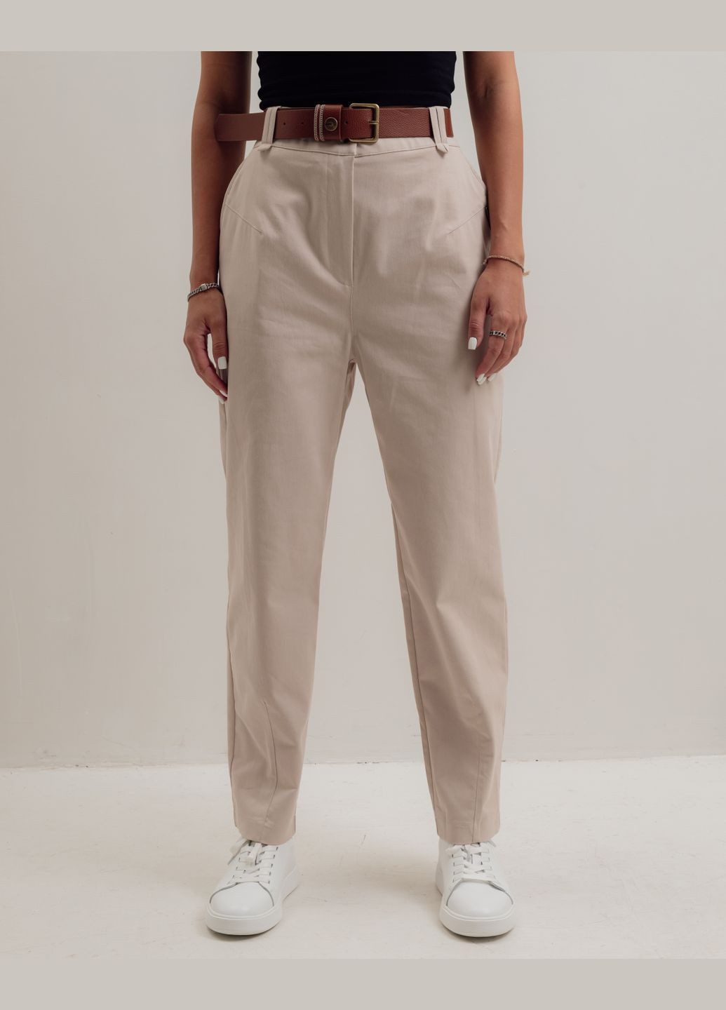 Брюки с поясом Fusion (342419575)