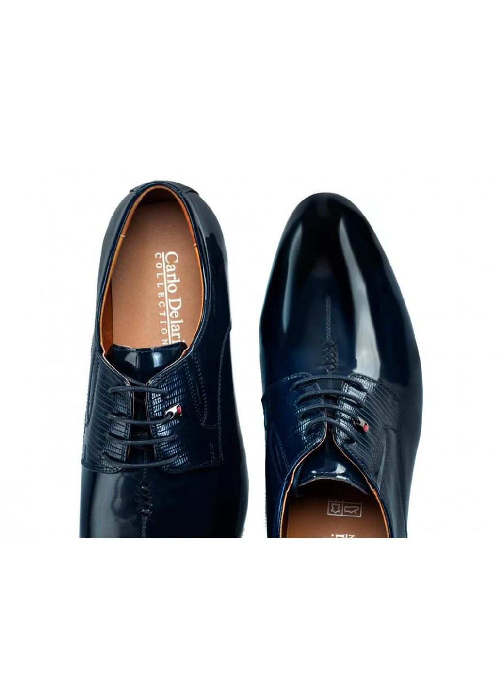 Туфлі 7191145 41 колір темно-синій Carlo Delari (298578444)