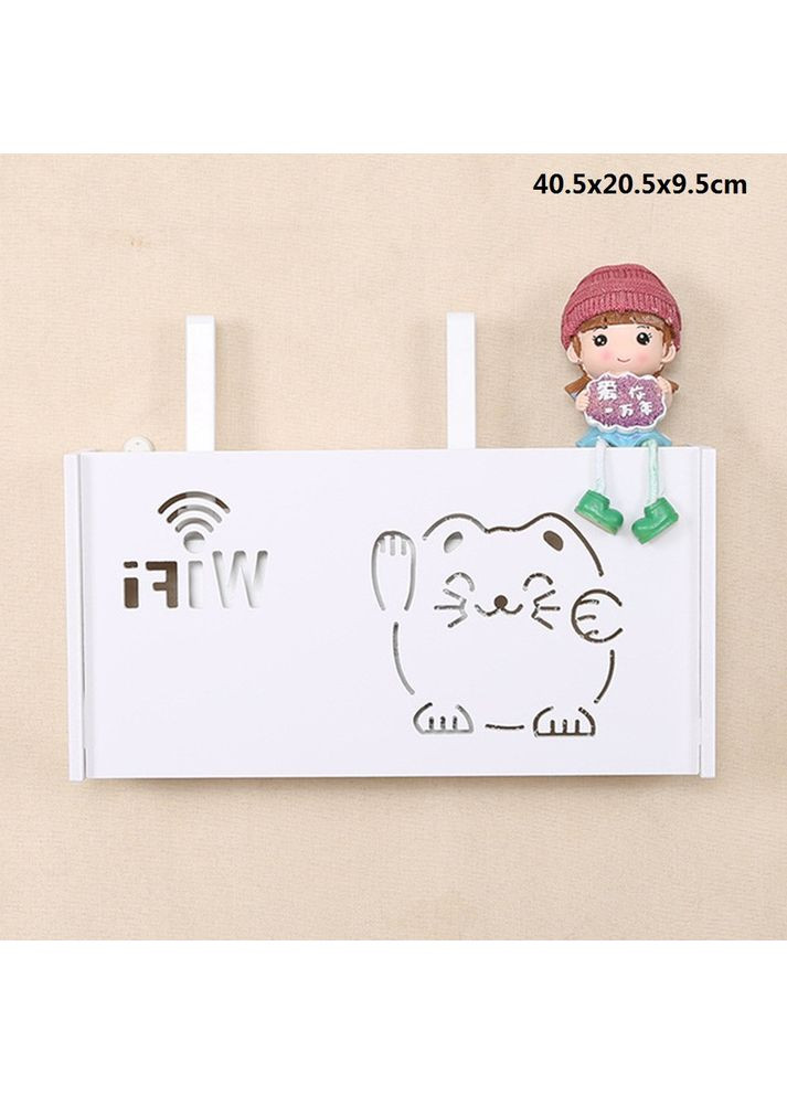 Настінна коробка для роутера Wi-Fi Полка Котик No Brand (369408013)