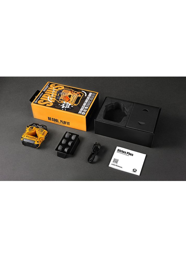 Гарнитура TWS Sirius Plus BT 5.3 Yellow (GSP9PLUS_YLW) GravaStar (351363584)