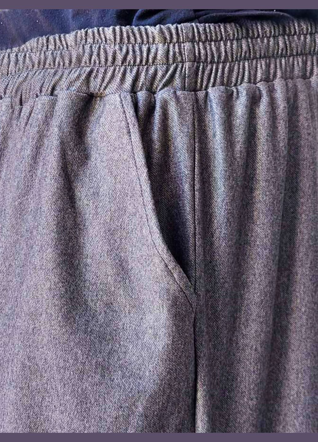 Шорти чоловічі сірі супер батал трикотажні No Brand (337353497)