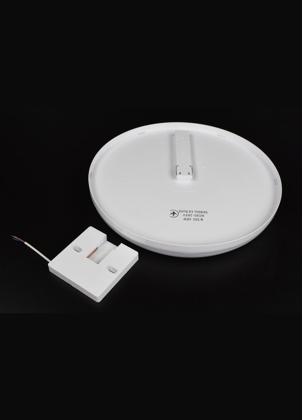 Современный круглый потолочный светильник LED для комнаты кухни ванной 26817 Белый 4х30х30 см. Sunnysky (364499939)