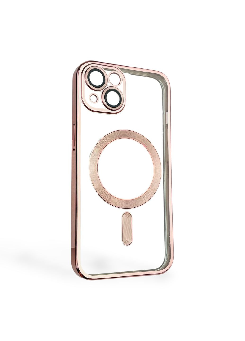 Чохол для iPhone 13 з лінзами на камері з MagSafe на айфон 13 рожеве золото Apple (366388030)