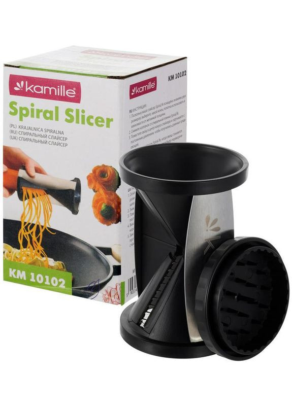 Шинківка спіральна SpiraLife 11см, чорна Kamille (330018401)